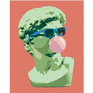 Diamondi - ANTIQUE STATUE WITH BUBLIN, 40x50 cm, without frame and without canvas shut off - Diamond Painting