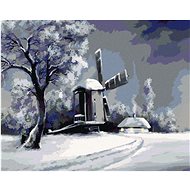 Diamondi - OUTDOOR WINTER LANDSCAPE, 40x50 cm, without frame and without canvas shut off - Diamond Painting