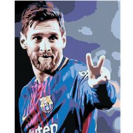 Diamondi - Diamond painting - MESSI IN DRESS, 40x50 cm, without frame and without canvas shut off - Diamond Painting