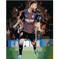 Diamondi - Diamond painting - LIONEL MESSI, 40x50 cm, Off canvas on frame - Diamond Painting