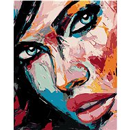 Diamondi - Diamond painting - PORTRAIT OF A COLOURFUL WOMAN IV, 40x50 cm, without frame and without  - Diamond Painting