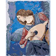 Diamondi - ANGEL PLAYING ON A BOW (MELOZZO DA FORLI), 40x50 cm, off canvas on frame - Diamond Painting