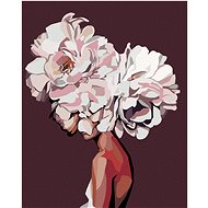 Diamondi - ABSTRACT FLOWER WOMAN, 40x50 cm, unframed and without canvas - Diamond Painting