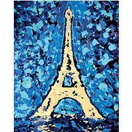 Diamondi - Diamond painting - EIFFEL'S TOWER AND BLUE BACKGROUND - Diamond Painting