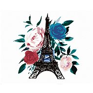 Diamondi - Diamond painting - EIFFEL'S TOWER AND ROSES - Diamond Painting