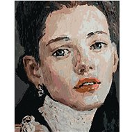 Diamondi - Painted Woman with piercing eyes, 40x50 cm, without frame and without canvas shut off - Diamond Painting