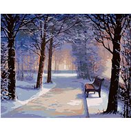 Diamondi - LITTLE DOLL IN A SHADOWED PARK, 40x50 cm, without frame and without canvas shut off - Diamond Painting