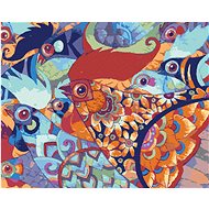 Diamondi - COLOUR PAINTED SLIPPETS, 40x50 cm, stretched canvas on frame - Diamond Painting
