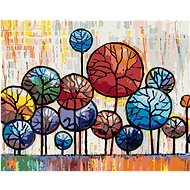 Diamondi - DECORATIVE TREES IN THE PARK, 40x50 cm, without frame and without canvas shut off - Diamond Painting
