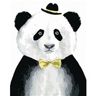 Diamondi - Diamond painting - PANDA WITH HAT - Diamond Painting