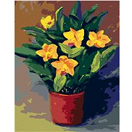 Diamondi - NARCISSUS IN FLOWERS, 40x50 cm, without frame and without canvas shut off - Diamond Painting