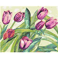 Diamondi - FIAL TULIPANES, 40x50 cm, without frame and without canvas shut off - Diamond Painting