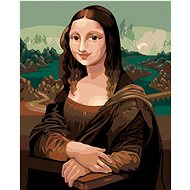 Diamondi - POAGUE MONA LISA - INSPIRATION DA VINCI, 40x50 cm, off canvas on frame - Diamond Painting