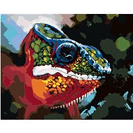 Diamondi - ABSTRACT COLOUR CHAMELEON, 40x50 cm, stretched canvas on frame - Diamond Painting