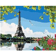 Diamondi - Diamond painting - EIFFEL'S TOWER VIEW FROM THE RIVER - Diamond Painting