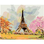 Diamondi - Diamond painting - EIFFEL'S TOWER AND ROSE TREE - Diamond Painting
