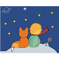 Diamondi - Diamond painting - LITTLE PRINCE AND THE STARS, 40x50 cm, without frame and without canva - Diamond Painting