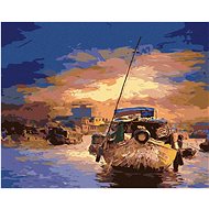 Diamondi - SHIPS IN THE VIETNAM, 40x50 cm, stretched canvas on frame - Diamond Painting