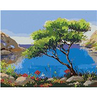 Diamondi - MARINE LAND, 40x50 cm, off canvas on frame - Diamond Painting