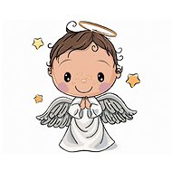 Diamondi - CHILDREN'S ANGEL, 40x50 cm, without frame and without canvas shut off - Diamond Painting
