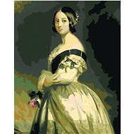 Diamondi - QUEEN VICTORIA (F. X. WINTERHALTER), 40x50 cm, stretched canvas on frame - Diamond Painting