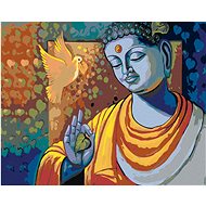 Diamondi - BUDDHA AND THE DOLLS, 40x50 cm, stretched canvas on frame - Diamond Painting