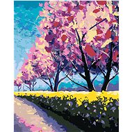Diamondi - SACRES IN A SUNNY PARK, 40x50 cm, stretched canvas on frame - Diamond Painting