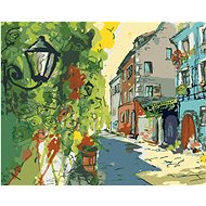 Diamondi - SMALL CITY STREET, 40x50 cm, without frame and without canvas shut off - Diamond Painting