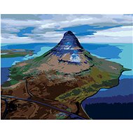 Diamondi - MOUNTAIN KIRKJUFELL, 40x50 cm, stretched canvas on frame - Diamond Painting