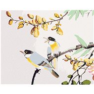 Diamondi - DOGS ON A TREE CHINA, 40x50 cm, stretched canvas on frame - Diamond Painting