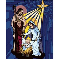 Diamondi - HOLY FAMILY, 40x50 cm, without frame and without canvas shut off - Diamond Painting