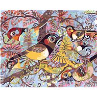Diamondi - PAINTED BIRDS IN THE FAIRIES, 40x50 cm, without frame and without canvas shut off - Diamond Painting