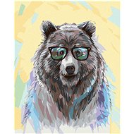 Diamondi - BEAR WITH WINGS, 40x50 cm, off canvas on frame - Diamond Painting