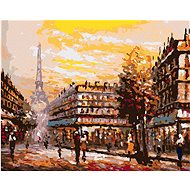 Diamondi - RUSSIAN STREET IN PARIS, 40x50 cm, stretched canvas on frame - Diamond Painting