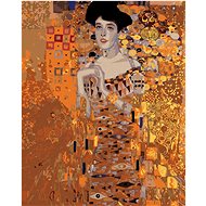 Diamondi - GOLDEN ADELE (G. KLIMT), 40x50 cm, stretched canvas on frame - Diamond Painting