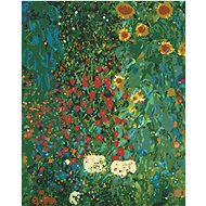 Diamondi - GARDEN WITH SUNFLOWERS (G. KLIMT), 40x50 cm, off canvas on frame - Diamond Painting