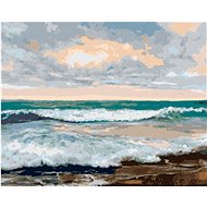 Diamondi - Diamond painting - BEACH WITH BIG WAVES - Diamond Painting