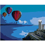 Diamondi - BALLONS AT MAJAK, 40x50 cm, without frame and without canvas shut off - Diamond Painting