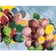 Diamondi - colourFUL BALLONS, 40x50 cm, stretched canvas on frame - Diamond Painting