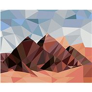 Diamondi - PYRAMIDS EGYPT MOSAICS, 40x50 cm, stretched canvas on frame - Diamond Painting