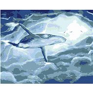 Diamondi - Diamond painting - VELRYBA V OBLACY - Diamond Painting