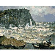 Diamondi - BATTLE AT ETRETAT (CLAUDE MONET), 40x50 cm, off canvas on frame - Diamond Painting