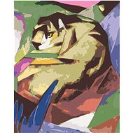 Diamondi - TYGR (FRANZ MARC), 40x50 cm, unframed and without canvas - Diamond Painting
