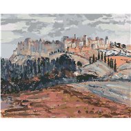 Diamondi - FORGED CASTLE (GEORGETTE AGUTTE), 40x50 cm, stretched canvas on frame - Diamond Painting