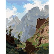 Diamondi - THE PEAKS OF EUROPE (CARLOS DE HAES), 40x50 cm, without frame and without shutting off th - Diamond Painting