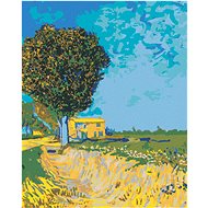 Diamondi - ALEJ V ARLES WITH DOMY (VINCENT VAN GOGH), 40x50 cm, off canvas on frame - Diamond Painting