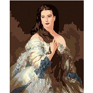 Diamondi - PORTRAIT OF MADAM RIMSKY-KORSAKOVA (FRANZ XAVER WINTERHALTER), 40x50 cm, stretched canvas - Diamond Painting
