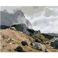 Diamondi - ROCKY COUNTRY (IVAN SHISHKIN), 40x50 cm, stretched canvas on frame - Diamond Painting