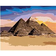Diamondi - Diamond painting - EGYPT PYRAMIDS, 40x50 cm, Off canvas on frame - Diamond Painting