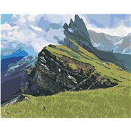 Diamondi - DIVIDING VALLEY, 40x50 cm, without frame and without canvas shut off - Diamond Painting